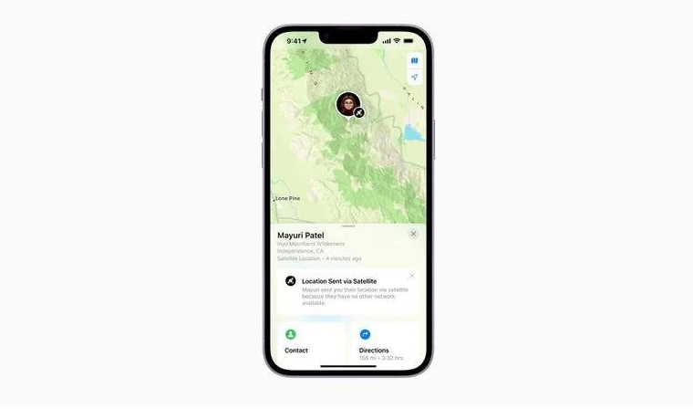 汤旺河苹果14维修分享iPhone14系列中 FindMy功能通过卫星分享位置方法教程 